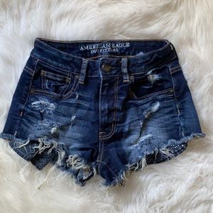 American eagle jean shorts